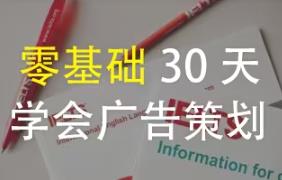 零基础30天学会广告策划